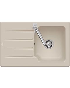 Villeroy und Boch Architectura sink 334001KD Fossil, waste set with manual operation