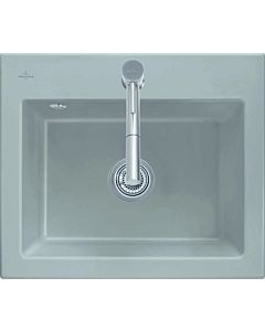 Villeroy und Boch Subway sink 33092FKD with waste fitting and eccentric actuation, Fossil
