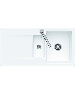 Villeroy und Boch Siluet sink 33371Fi4 with waste set and manual operation, Graphit