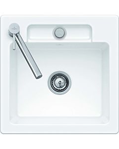 Villeroy und Boch Siluet sink 334501KD with waste set and manual operation, Fossil