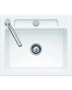 Villeroy und Boch Siluet sink 33461FKD with waste set and manual operation, Fossil