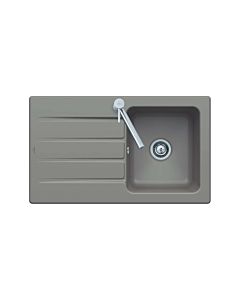 Villeroy und Boch Architectura sink 335001AM with waste set and manual operation, Almond