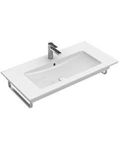 Villeroy und Boch Venticello furniture washbasin 41048LRW 80x50.5cm, stone white C-plus, with tap hole, with overflow