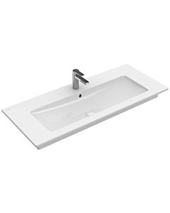 Villeroy und Boch Venticello furniture washbasin 4104CJRW 120x50cm, stone white C-plus, without tap hole, with overflow