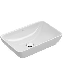 Villeroy und Boch Venticello built-in washbasin 411355RW 55x36cm, stone white C-plus, without tap hole, with overflow