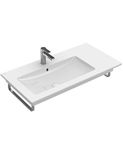 Villeroy und Boch Venticello furniture washbasin 4134L1RW 100x50cm, stone white C-plus, with tap hole, with overflow, left
