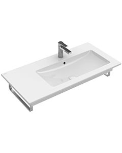 Villeroy und Boch Venticello furniture washbasin 4134R1RW 100x50cm, stone white C-plus, with tap hole, with overflow, right
