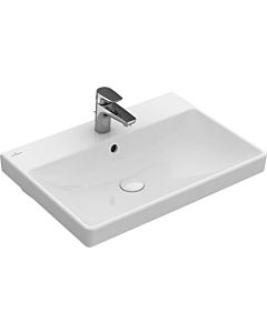 Villeroy und Boch Avento washbasin 415860RW 60 x 47 cm, 2000 tap hole, with overflow, stone white C-plus