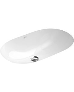 Villeroy und Boch undercounter washbasin 41625001 53 x 32 cm, white, without tap hole, with overflow