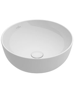 Villeroy & Boch Artis countertop basin 417943RW Ø 43cm, without tap hole, without overflow, Stone White C-plus