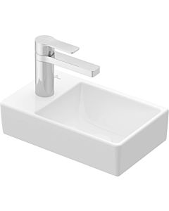 Villeroy und Boch Avento Handwaschbecken 43003R01 36 x 22 cm, 1 Hahnloch, ohne Überlauf, rechts, weiß