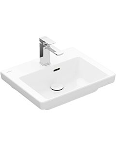 Villeroy und Boch Subway 3. 1930 hand washbasin 4370FF01 50x40cm, with tap hole / with overflow, white