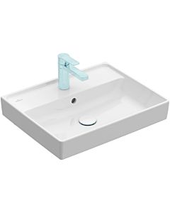 Villeroy und Boch Collaro washbasin 4A3356RW without overflow, 55x44cm, stone white C-plus