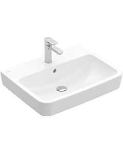 Villeroy und Boch O.novo lavabo 4A4160R1 60x46cm, carré, avec trou pour robinetterie, avec trop-plein, blanc C-plus