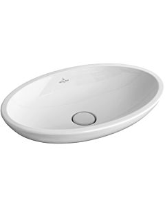 Villeroy und Boch Loop &amp; friends countertop washbasin 51511101 63 x 43 cm, oval, without tap platform, without overflow, white