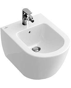 Villeroy & Boch wall Bidet Subway 2.0 54060001 compact, white, 1 tap hole, with overflow