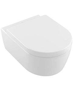 Villeroy und Boch Avento Combi-Pack-Wand-Tiefspüler 5656HRRW stone white C-plus, DirectFlush, mit WC-Sitz Normal
