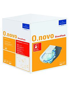Villeroy & Boch O.Novo WC Combi Pack 5660HRR1 weiss Ceramicplus, DirectFlush WC mit WC-Sitz