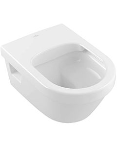 Villeroy und Boch Architectura wall-mounted, washdown- WC 5684R2T2 rimless, without mounting holes, outlet horizontal, white AntiBac C-plus