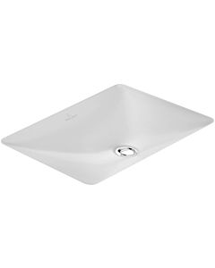 Villeroy & Boch Loop &amp; Friends 45 x 28 cm, white, with overflow, without tap hole
