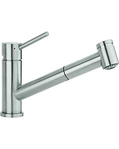 Villeroy und Boch kitchen faucet Como Switch 927200LE 7.8 l / min, pull-out, switch jet / shower, solid stainless steel, polished