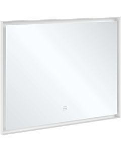 Villeroy und Boch Subway 3.0 Spiegel A4631000 Aluminiumrahmen, 100 x 75 x 4,75 cm, weiß matt