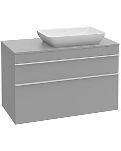 Villeroy und Boch Venticello vanity unit A94305VK 95.7 x 60.6 x 50.2 cm, washbasin on the right, copper handle, soft gray