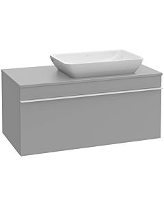 Villeroy und Boch Venticello vanity unit A94805FP 95.7 x 43.6 x 50.2 cm, washbasin on the right, copper handle, Glossy Grey