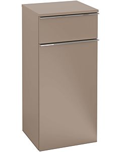 Villeroy und Boch Venticello side cabinet A95001VG 40.4 x 86.6 x 37.2 cm, left, handle chrome, truffle gray