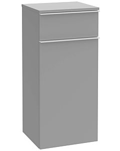 Villeroy und Boch Venticello side cabinet A95005RA 40.4 x 86.6 x 37.2 cm, left, handle copper, glass Glossy Grey