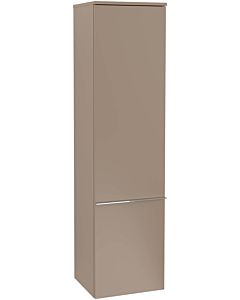 Villeroy und Boch Venticello cabinet A95101FP 40.4 x 154.6 x 37.2 cm, left, handle chrome, Glossy Grey
