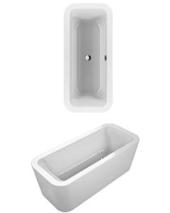 Villeroy &amp; Boch Loop &amp; Friends bathtub BA180LFS7PDV01 Square Duo, 180x80cm, white, free-standing, angular