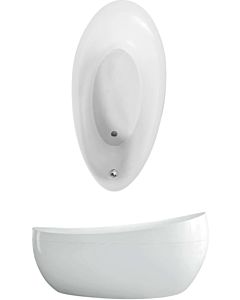 Villeroy und Boch Aveo special UBQ194AVE9PDVRW 190 x 95 cm, free-standing, with apron, stone white