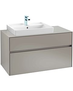 Collaro Villeroy und Boch vasque C01700RH 100x54.8x50cm, meuble sous-vasque gauche, chêne Kansas