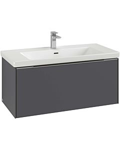 Villeroy und Boch Subway 3. 1930 vanity unit C56900VF 97.3x42.9x47.8cm, without LED / handle aluminum glossy, pure white
