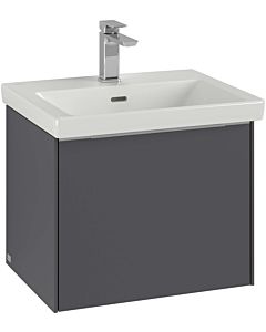 Villeroy und Boch Subway 3. 1930 vanity unit C57900VF 52.3x42.9x44.75cm, without LED / handle aluminum glossy, pure white