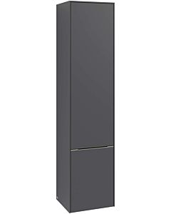 Villeroy und Boch Subway 3. 1930 cabinet C58700VL 40x171x36.2cm, hinge right / handle aluminum glossy, volcano black