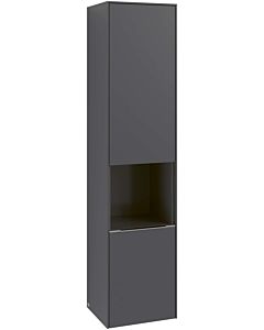 Villeroy und Boch Subway 3. 1930 cabinet C58900VL 40x171x36.2cm, hinge right / handle aluminum glossy, volcano black