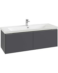 Villeroy und Boch Subway 3. 1930 vanity unit C60100VF 127.2x42.9x47.8cm, without LED / handle aluminum glossy, pure white
