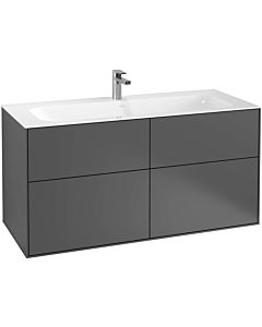 Villeroy und Boch Finion meuble sous-vasque F05000PH 119,6x59,1x49,8cm, Glossy Black Lacquer