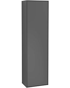 Villeroy und Boch Finion Hochschrank F48000PH 41,8x151,6x27cm, Anschlag links, Glossy Black Lacquer