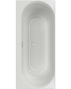 Villeroy und Boch Loop &amp; friends corner bathtub Duo UBA170LOF2V-RW 170x75cm, oval inner shape, stone white