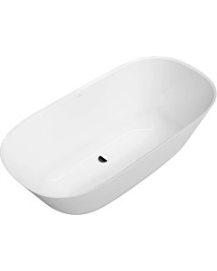 Villeroy und Boch Theano bathtub Q155ANH7F200VRW 155 x 75 cm, free-standing, stone white