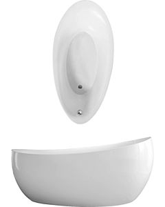 Villeroy und Boch Aveo new generation special Q194AVE9T1BCVRW 190 x 95 cm, special, free-standing, with waste set, stone white