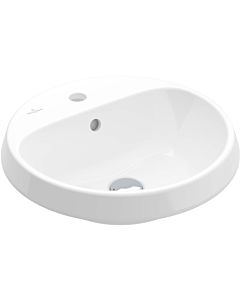 Villeroy und Boch Architectura washbasin 5A654501 d= 45cm, round, with tap hole, with overflow, white
