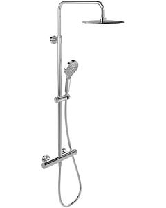 Villeroy & Boch Verve Showers système de douche TVS10900500061 thermostat, avec inverseur, 3 jets, montage mural, chromé