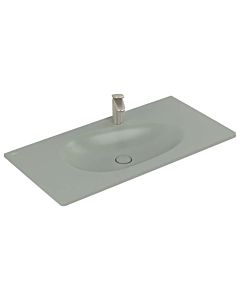 Villeroy & Boch Antao vanity washbasin 1000x500mm square 4A76ABR8 1HL. with reduced ÜL. Morning Green cplus