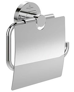 Villeroy und Boch Elements Tender toilet roll holder TVA15101300061 134x132x38mm, with lid, chrome