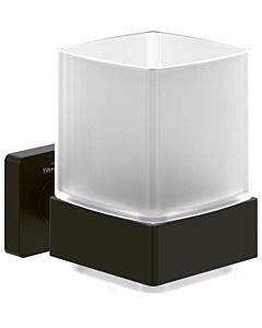 Villeroy und Boch Elements Striking glass holder TVA152019000K5 99x100x123mm, frosted glass, matt black