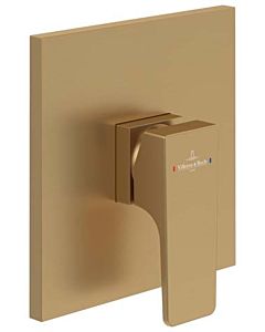 Villeroy und Boch Architectura Square final assembly set TVS12500200076 concealed fitting, wall mounting, brushed gold